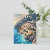 Amalfi Coast Italy Briefkaart (Staand voorkant)