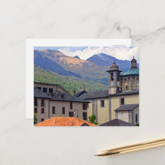 Amalfi Coast Italy Briefkaart (Voorkant / Achterkant in situ)