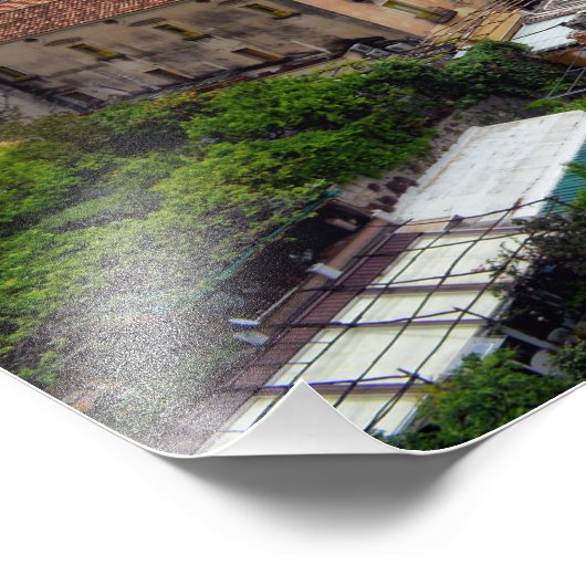 Amalfi Coast Italy Foto Afdruk (Hoek)