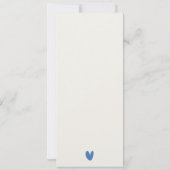 Amalfi Coast Italy Landscape Wedding Menu Kaart (Achterkant)