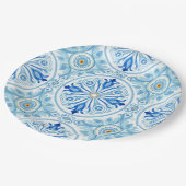 Amalfi Coast Italy Mediterranean Tile Wedding Papieren Bordje (Gekanteld)