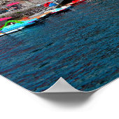 Amalfi Coast Italy Poster (Hoek)