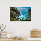 Amalfi Coast Italy Poster (Keuken)