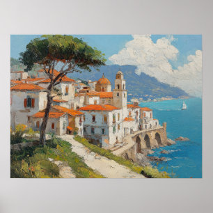 Amalfi Coast Italy Poster