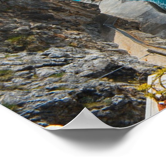 Amalfi Coast Italy Poster (Hoek)