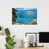 Amalfi Coast Italy Poster (Thuiskantoor)