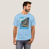 Amalfi Coast Italy T-shirt (Voorkant volledig)