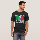 Amalfi Coast Italy Vacation Trip Next Stop Vacay V T-shirt (Voorkant volledig)