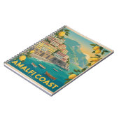 Amalfi Coast Italy Vintage Travel Notitieboek (Linkerzijde)