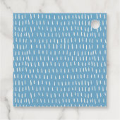 Amalfi Coast Italy Waterverf Landscape Weddenschap Bedankjes Labels (Achterkant)