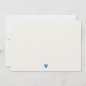 Amalfi Coast Italy Waterverf Landscape Weddenschap Bedankkaart (Achterkant)