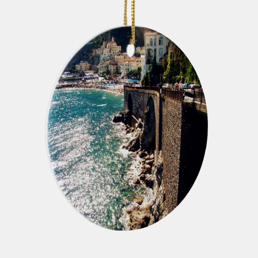 Amalfi Coast Keramisch Ornament (Rechts)