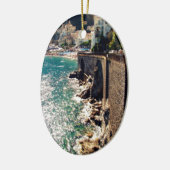 Amalfi Coast Keramisch Ornament (Links)