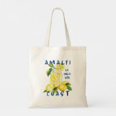 Amalfi Coast La Dolce Vita – Italian Limoncello Tote Bag (Achterkant)