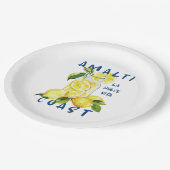Amalfi Coast – La Dolce Vita Limoncello Papieren Bordje (Gekanteld)