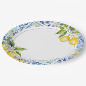 Amalfi Coast Lemon Baby shower Bord (Gekanteld)