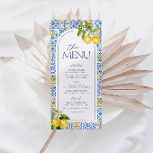 Amalfi Coast Lemon Baby shower Menu