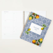Amalfi Coast Lemon Blue Tegels Italië Niet gedatee Planner (Display)