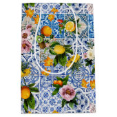 Amalfi Coast Lemon Boeket Tegels Italië Medium Cadeauzakje (Voorkant)