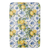 Amalfi Coast Lemon en Tegels Patroon Badmat (Voorkant Verticaal)