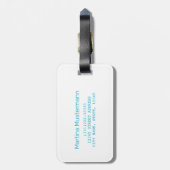 Amalfi Coast Lemon Italië  Costa d'Amalfi Bagagelabel (Achterkant verticaal)