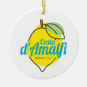 Amalfi Coast Lemon Italië  Costa d'Amalfi Keramisch Ornament (Voorkant)