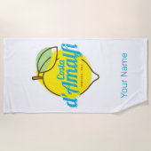 Amalfi Coast Lemon Italië  Costa d'Amalfi Strandlaken (Voorkant)