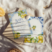 Amalfi Coast Lemon Mediterraan Baby shower Kaart