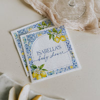 Amalfi Coast Lemon Mediterraan Baby shower