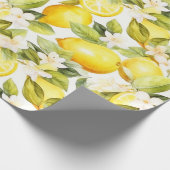 Amalfi Coast Lemon Pattern Cadeaupapier (Hoek)