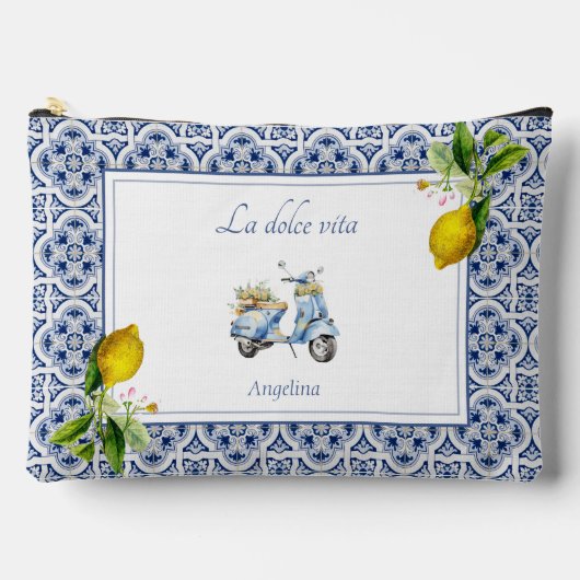 Amalfi Coast Lemon Tegels Italië gepersonaliseerd Etui (Voorkant)