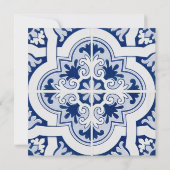 Amalfi Coast Lemon Tegels Italië gepersonaliseerd Save The Date (Achterkant)