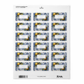 Amalfi Coast Lemon Tegels Italië Gepersonaliseerde Etiket (Full Sheet)