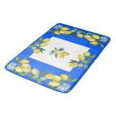 Amalfi Coast Lemons Ocean Blue Badmat (Gekanteld)