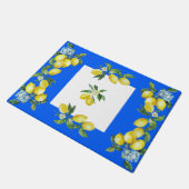 Amalfi Coast Lemons Ocean Blue Deurmat (Schuin)
