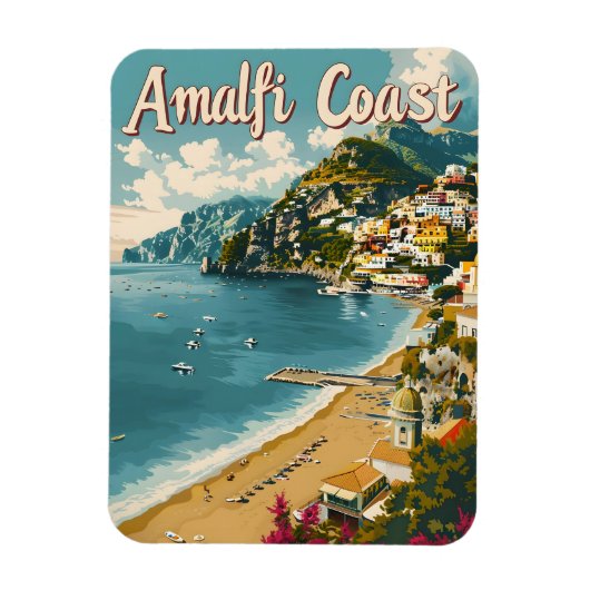 Amalfi Coast Magneet (Verticaal)