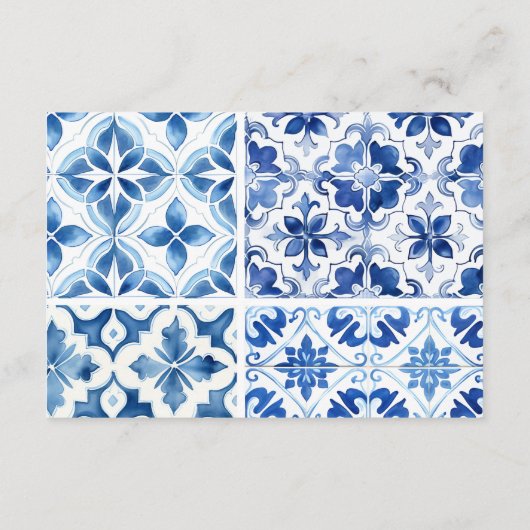 Amalfi Coast Mediterrane citroen luier Raffle Informatiekaartje (Achterkant)