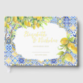 Amalfi Coast | Mediterrane citroen Tegels Gastenboek (Voorkant)