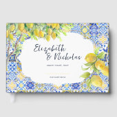 Amalfi Coast | Mediterrane citroen Tegels Gastenboek (Voorkant)