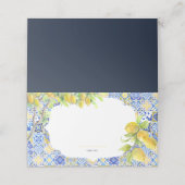 Amalfi Coast | Mediterrane citroen Tegels Plaatskaartje (Buitenkant ongevouwen)