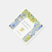 Amalfi Coast | Mediterrane citroen Tegels Servet (Hoek)