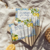 Amalfi Coast Mediterranean Lemon Books for Baby Informatiekaartje