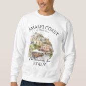 Amalfi Coast Mediterranean View Art Trui (Voorkant)