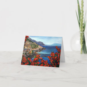 Amalfi Coast Notecard Kaart