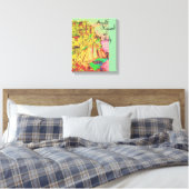 Amalfi Coast of Italy Canvas Print door kunstenaar (Insitu (Slaapkamer))