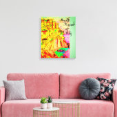 Amalfi Coast of Italy Canvas Print door kunstenaar (Insitu (Woonkamer))