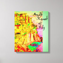 Amalfi Coast of Italy Canvas Print door kunstenaar