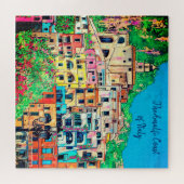 Amalfi Coast of Italy Digital Art Legpuzzel (Horizontaal)