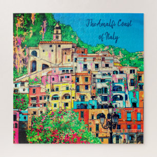 Amalfi Coast of Italy Digital Art Legpuzzel