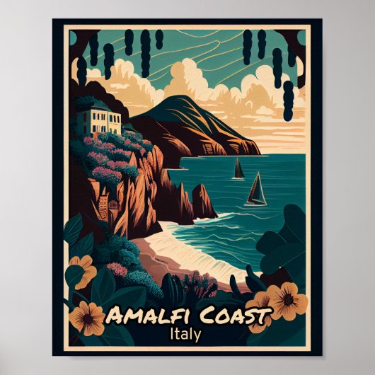 Amalfi Coast  ontwerp Poster (Voorkant)